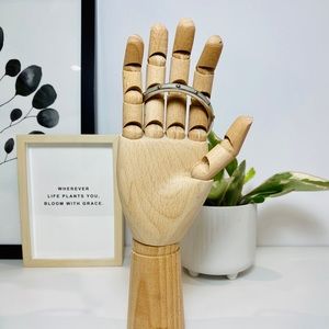 Sterling Silver Coach Bangle